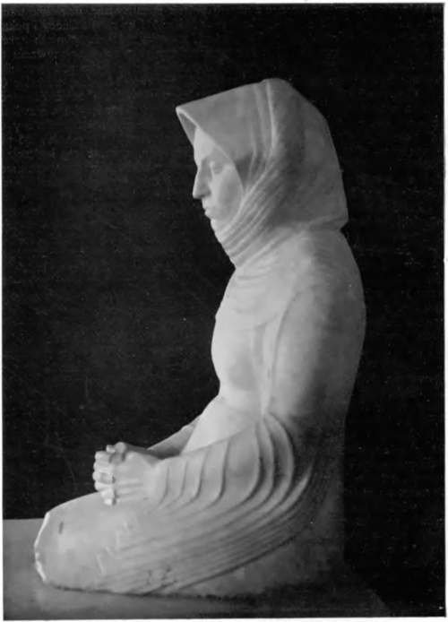 IVAN MESTROVIC, PORTRET MATKI ARTYSTY (marmur).