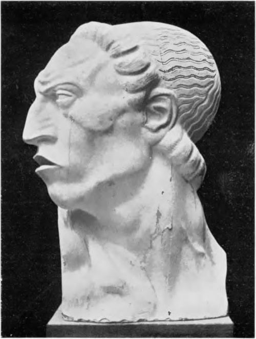 IVAN MESTROVIC. SERGIUSZ O ZŁEM SPOJRZENIU (gips).