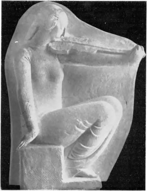 IVAN MESTROVIC, DZIEWCZYNA ZE SKRZYPCAMI (gips).