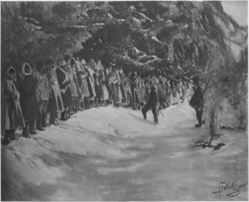 JULJAN FAŁAT, Z POLOWANIA W NIEŚWIEŻU (pastel), (Wystawa Tow. art. pol.  “Sztuka“, Kraków).