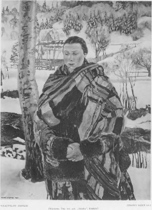 WŁADYSŁAW JAROCKI, ZIMOWY DZIEŃ (ol.), (Wystawa twa art. poL. „Sztuka“, Kraków).