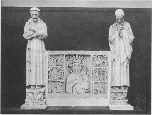 XAWERY DUNIKOWSKI, PROJEKT PORTALU DO KOŚCIOŁA W WAWRZE (gips) (Wystawa Twa art. pol. „Sztuka“. Kraków).