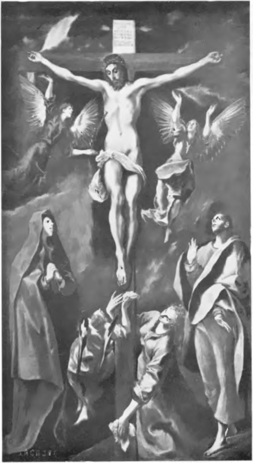 GRECO, UKRZYŻOWANIE (między r. 1586 a 1594) (Madryt. Muzeum Prado).