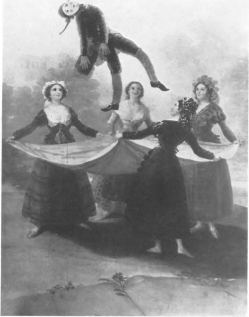 FRANCESCO DE GOYA, LALKA (El pelcie. ol. około r. 1775) (Madryt. Prado).