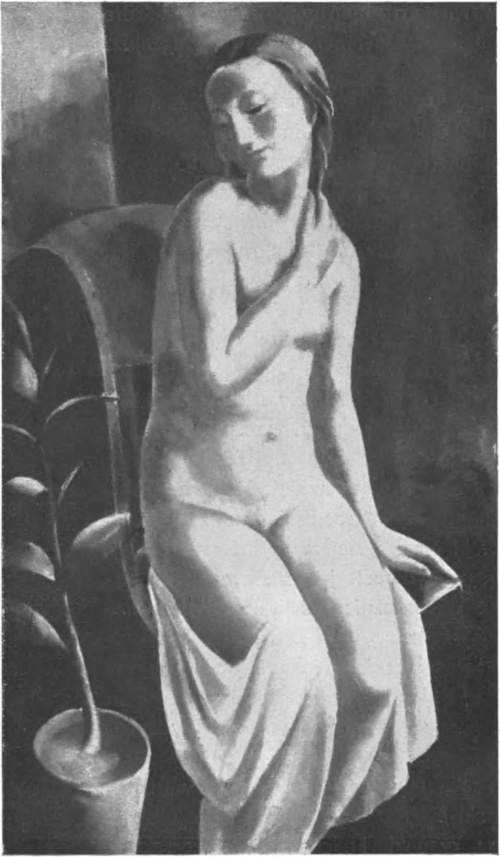 WACŁAW BOROWSKI (Salon listopadowy. Warszawa 1931) AKT (ol.).
