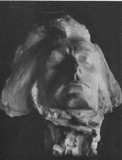XAWERY DUNIKOWSKI ADAM MICKIEWICZ (gips, 1968) (Z wystawy zbiorowej w Tow. Przyj. Sztuk Pięknych. Kraków).