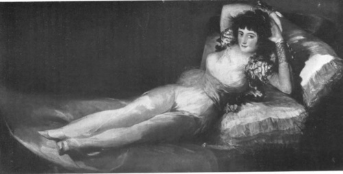 GOYA Y LUCIENDO, (GALERÍA PRADO, MADRYT) MAJA UBRANA (ol.)