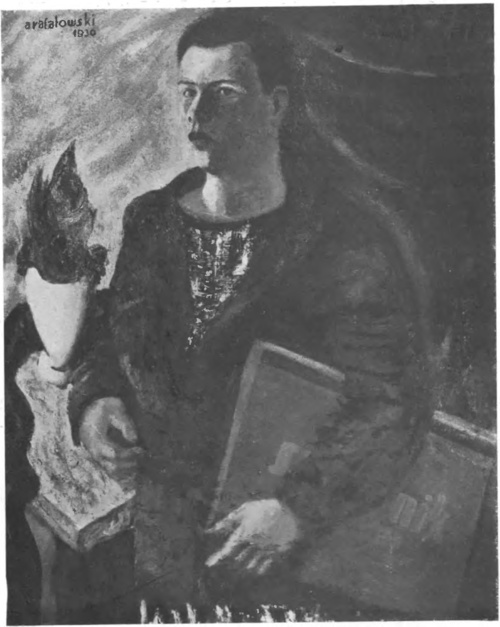 ALEKSANDER RAEAŁ0WSKI PORTRET WŁASNY (ol.) (Salon listopadowy, Warszawa 1931).