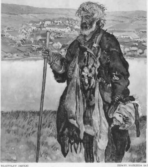 WŁADYSŁAW JAROCKI, DZIWNY WŁÓCZĘGA (Salon listopadowy. Warszawa 1930, kamienica Baryczków).