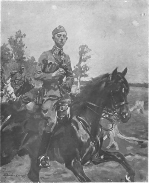 WOJCIECH KOSSAK PORTRET ROTMISTRZA HR. R. (ol.) (Z wystawy w Tow. przyj. Sztuk pięknych. Kraków).