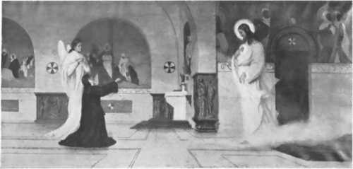 ADAM CHMIELOWSKI (Brat Albert) (Z wystawy sztuki religijnej, Katowice) WIDZENIE (ol.).