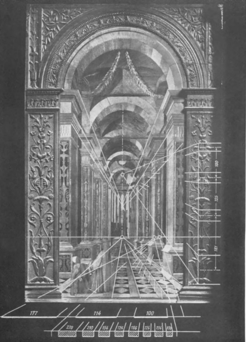 Rys. 15. VERONA, KOŚCIÓŁ S. MARIA IN ORGANO: INTARSJA.