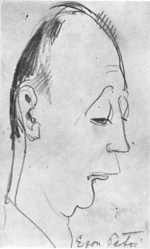 K. SICHULSKI, EGON PETRI (rys. oł.).