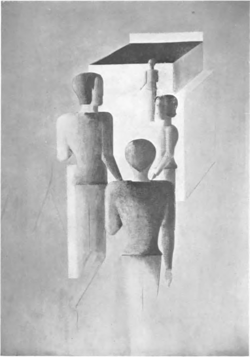 OSKAR SCHLEMMER PROJEKT DEKORACJI ŚCIENNEJ DLA MUZEUM „FOLKWANG“ W ESSEN.