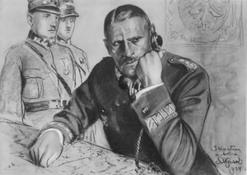 LEON WYCZÓŁKOWSKI. PORTRET GEN. JUNGA