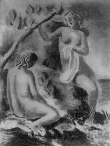 WACŁAW BOROWSKI. KĄPIĄCE SIĘ KOBIETY