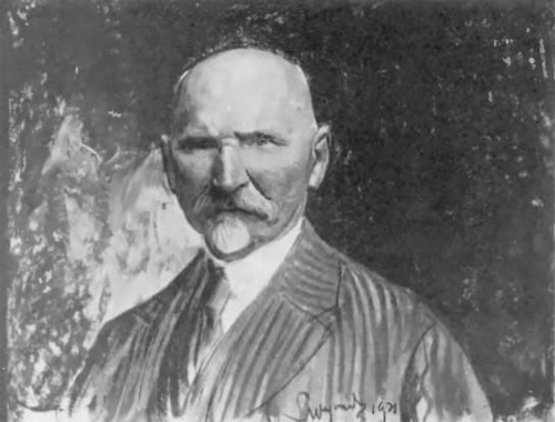 LEON WYCZÓŁKOWSKI. PORTRET WŁASNY (pastel, 1921)