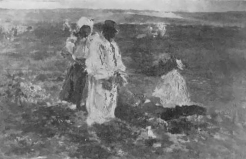 LEON WYCZÓŁKOWSKI. KOPANIE BURAKÓW