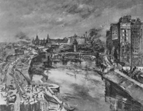 Borys Jakowlew. Moskwa buduje się (ol.).