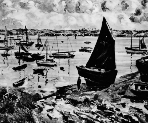 Leon Kamir. Pejzaż z Douarnenez (ol.).