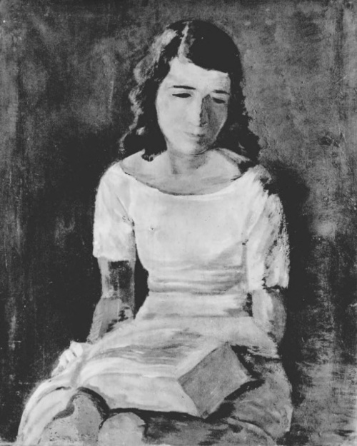 Leopold Gottlieb. Portret córki artysty (ol.).