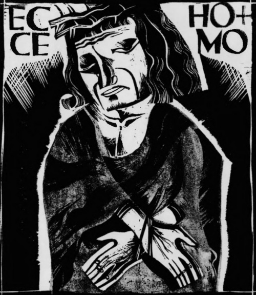 Salomea Hładki. Ecce Homo (drzeworyt).
