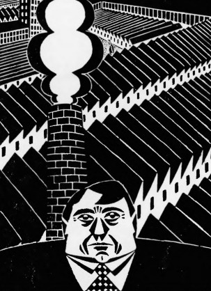 Frans Masereel. “Dorobkiewicz”, drzeworyt, 1922 (rozm. 26,5X19 cm.).