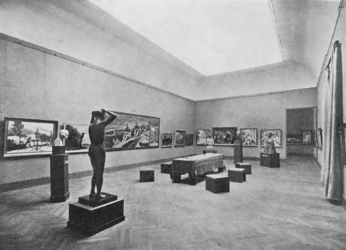 Pawilon polski w Wenecji: sala środkowa, fragment I.