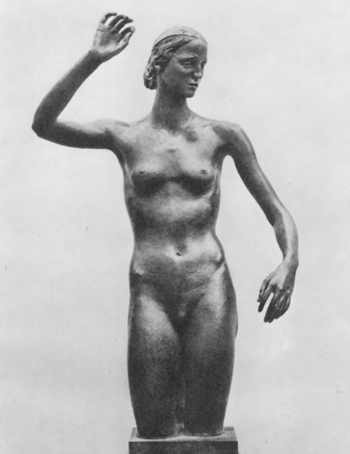 Liberto Andreotti (Włochy). Akt kobiecy (bronz).