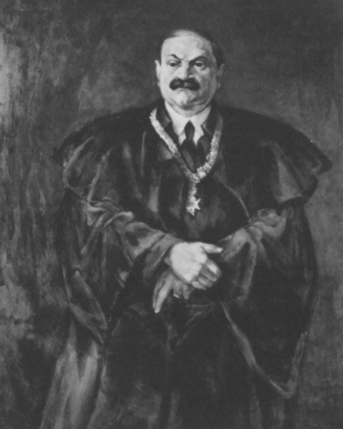 Fryderyk Pautsch. Portret dziekana U. J. prof. dr. Latkowskiego (ol.).