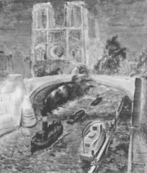 Edward Matuszczak. Notre Dame w Paryżu (ol.).