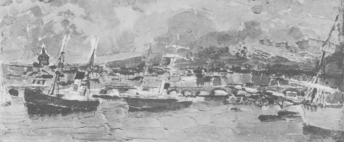 Michał Wrubel. Port w Katanji (ol. 1894).
