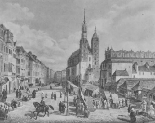 Marcin Zaleski (1796-1877). Rynek krakowski (ol.).