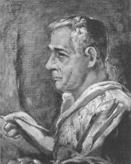 Carlo Carra. Portret własny (ol.).