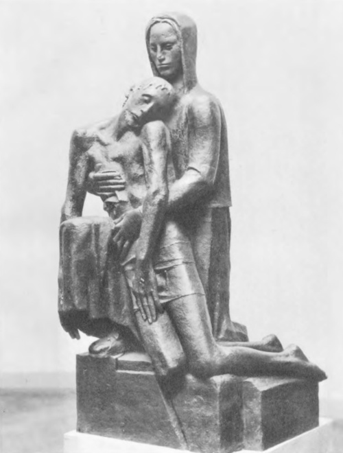 Libero Andreotti. Pieta (bronz).
