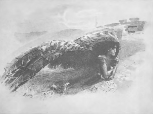 Michał Wrubel. Studjum do “Demona” (akwarela. 1890).