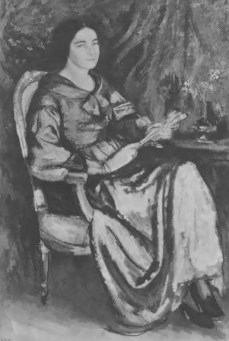 Wojciech Weiss. Portret żony artysty (ol.).