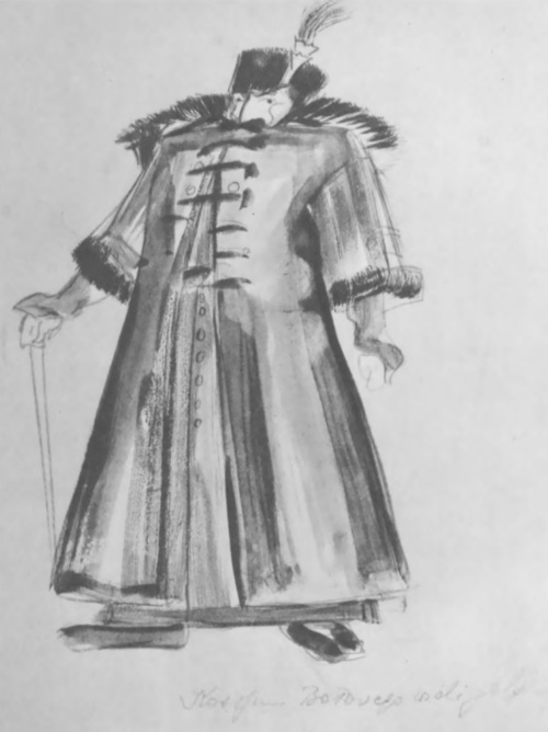 Wincenty Drabik. Stefan Batory (projekt kostjumu dla roll L. Sokolskiego).
