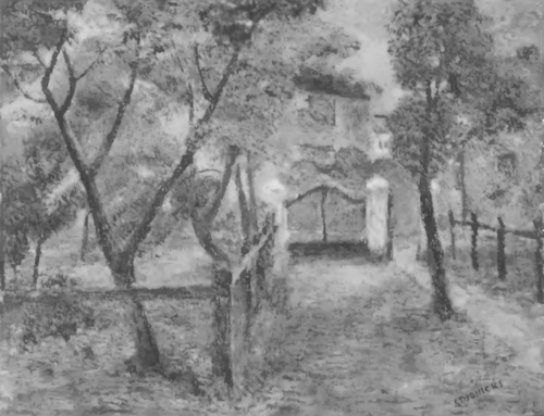 Juljan Studnicki. Pejzaż (ol.).