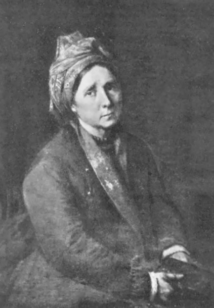 Andrzej Grabowski. Portret matki artysty (1863, ol.).