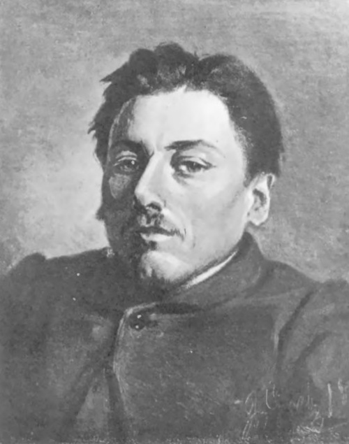 Andrzej Grabowski. Portret malarza Fr. Streita (1865, ol.).