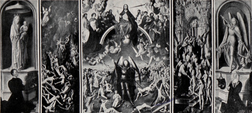 Jan Memling: sąd ostateczny: tryptyk w Maryackim Kościele w Gdańsku.