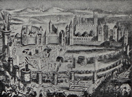 Oblężenie Malborga w r. 1465. Obraz w Dworze Artusa.