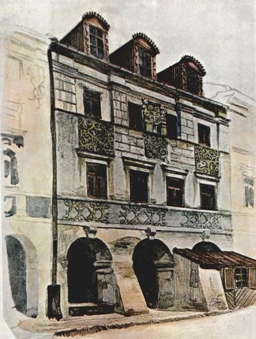 ZAMOJSKA KAMIENICA Z wydawnictwa „Motywów architektury polskiej“ Jana Gumowskiego
