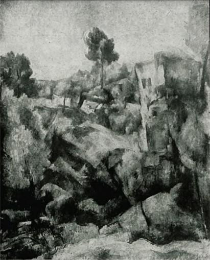 PAUL CEZANNE. Krajobraz z Pirenejów
