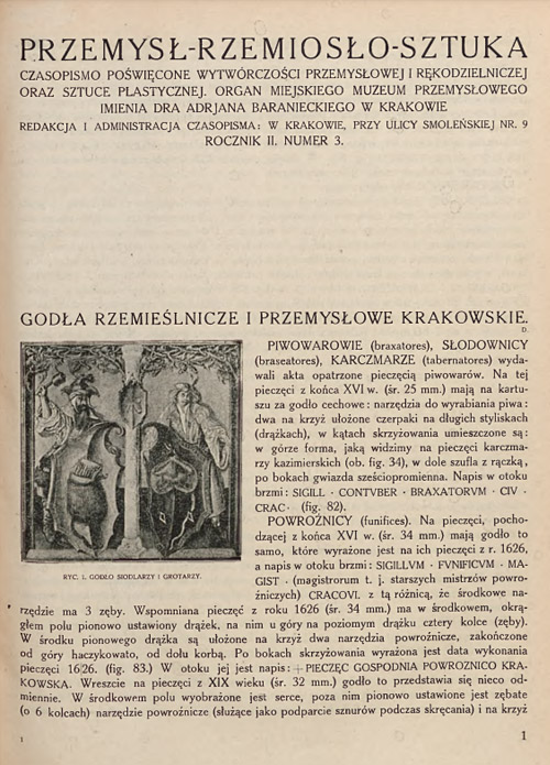 -, Rzeczy Piękne [1922 3]