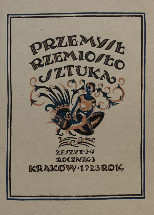 -, Rzeczy Piękne [1923 3-4]