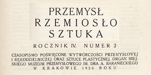 -, Rzeczy Piękne [1924 2]