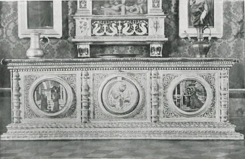 TABL. VII. RYC. 5. SKRZYNIA ŚLUBNA Z MALOWIDŁAMI ALEGORYCZNEMI (B. MONTAGNA?). FOT. EO. ALLINARI.