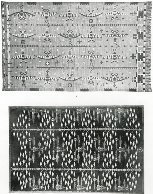 TABL. XIV. KILIM W DZIALE POLSKIM PROJEKTU B. TRETTERA. KILIM SZWEDZKI.